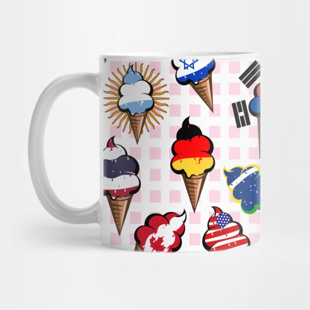 Ice cream flag pattern by mailboxdisco